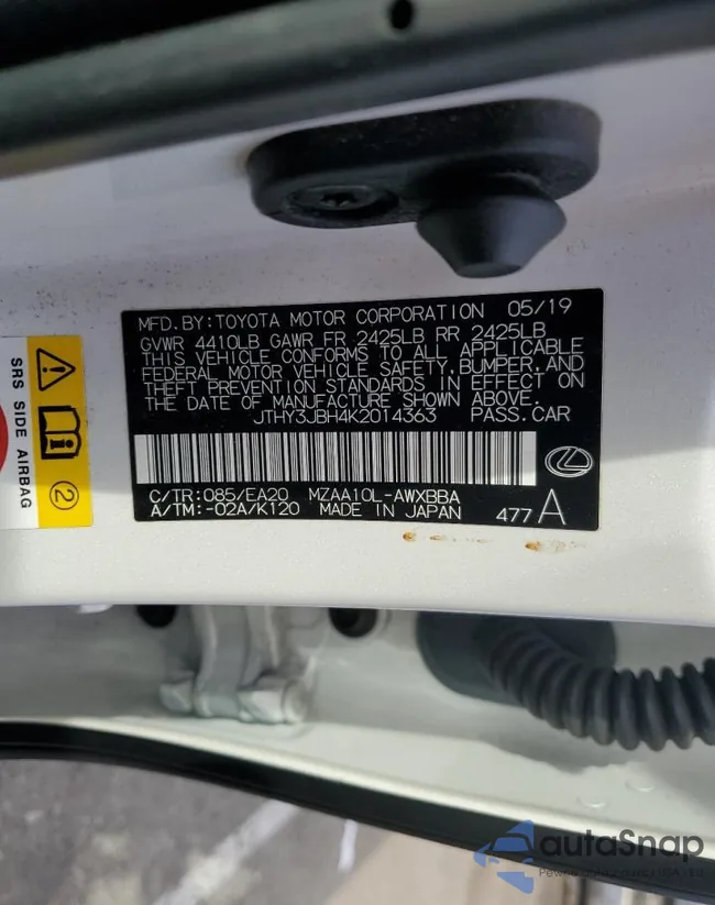 JTHY3JBH4K2014363: 79135754