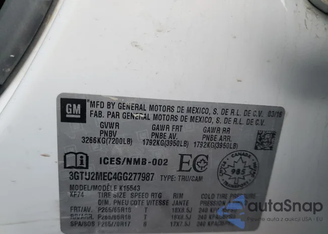 3GTU2MEC4GG277987: 79524114