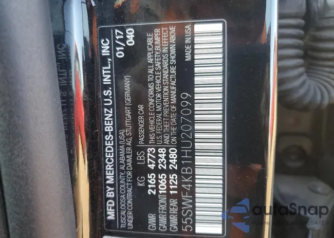 55SWF4KB1HU207099: 78415764