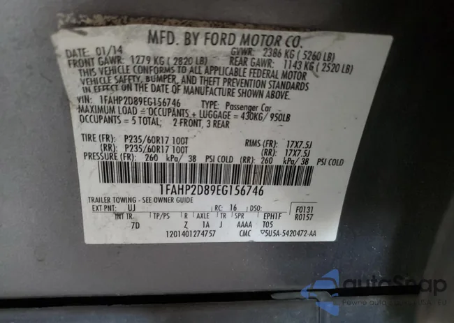 1FAHP2D89EG156746: 81408784