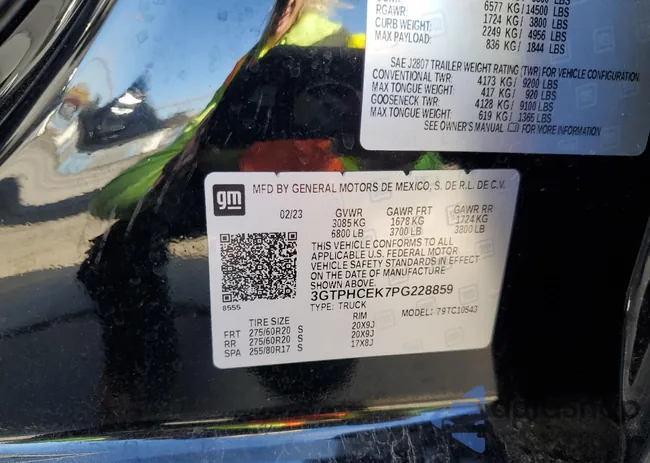 3GTPHCEK7PG228859: 80002974