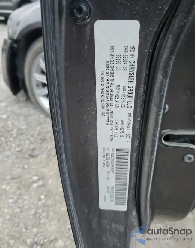 2C3CCAAG6DH615227: 80879794