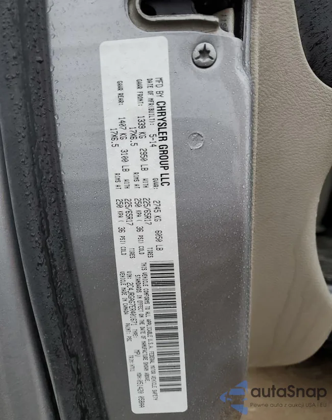 2C4JRGAG7ER401671: 79221924