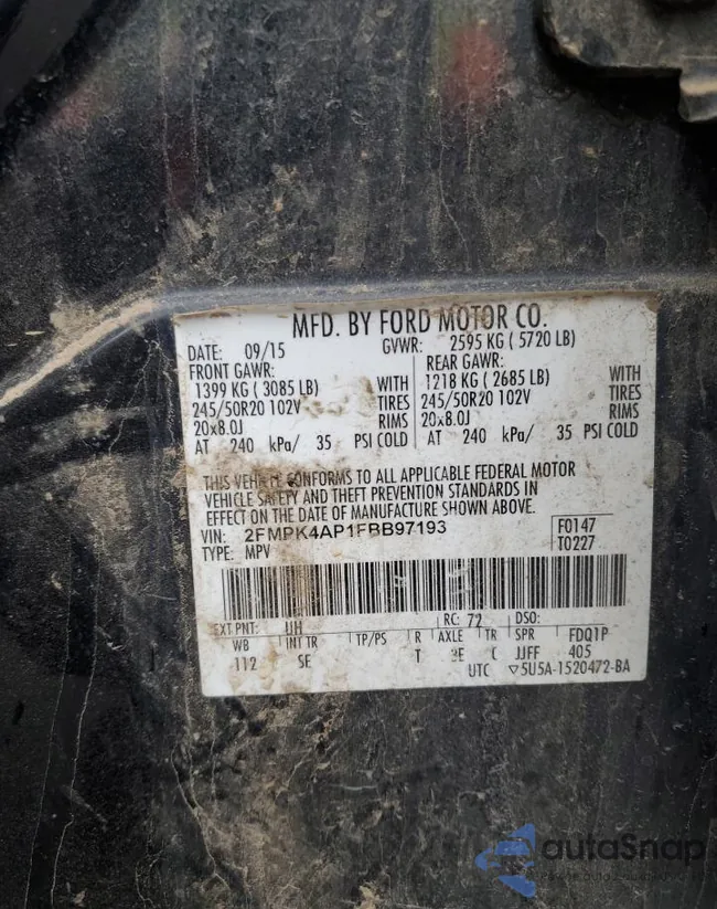 2FMPK4AP1FBB97193: 82059224