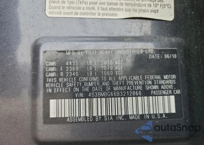 4S3BMBG66B3212860: 91732715