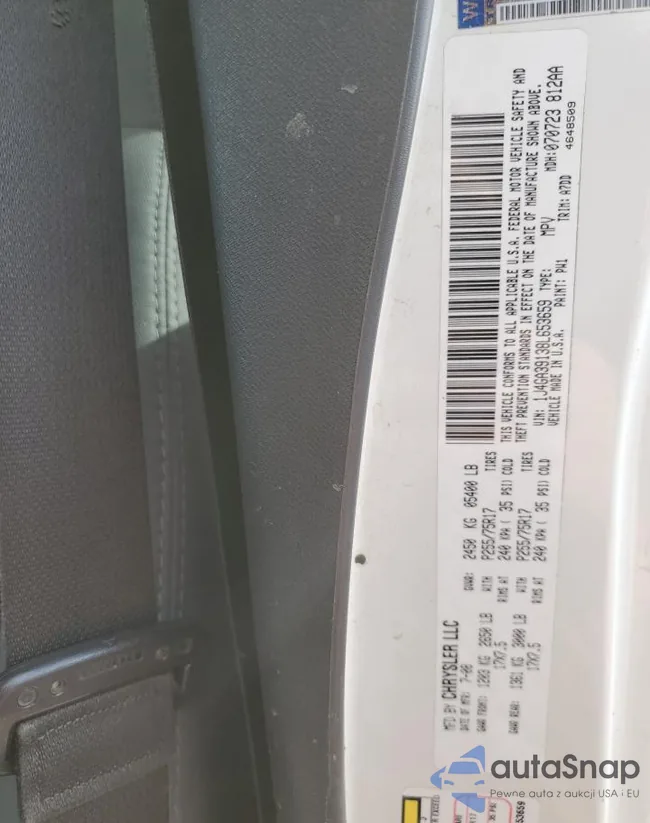 1J4GA39138L653659: 91306785