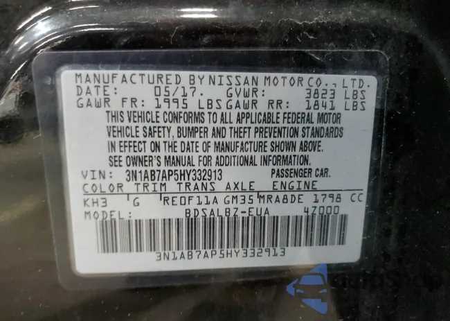 3N1AB7AP5HY332913: 91253755