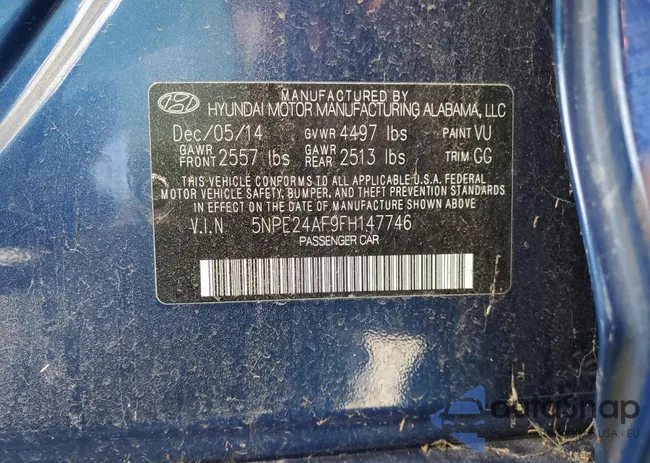 5NPE24AF9FH147746: 93255345