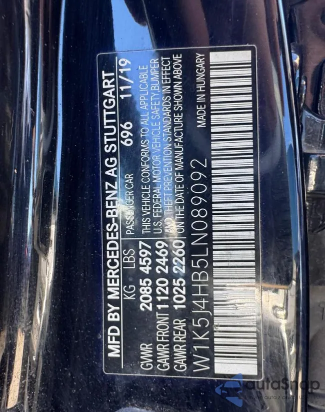 W1K5J4HB5LN089092: 92727035