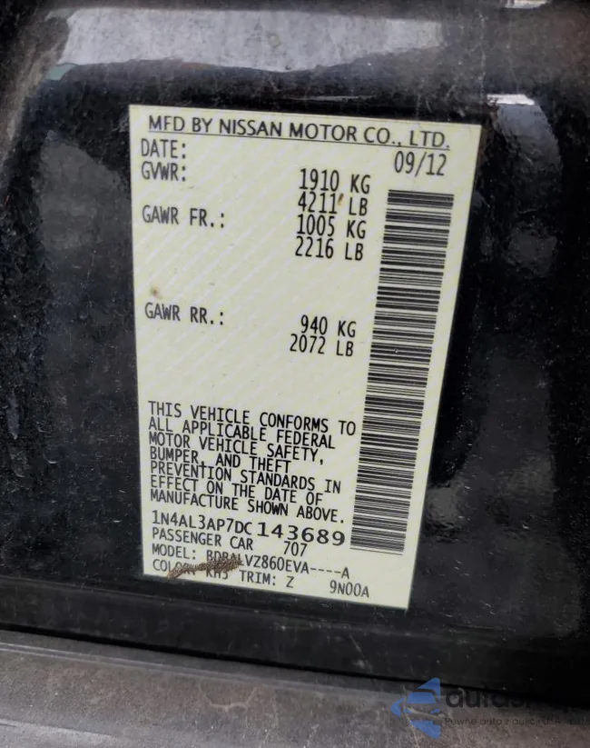 1N4AL3AP7DC143689: 90948385