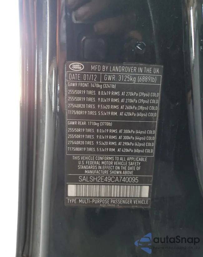 SALSH2E49CA740095: 90345235