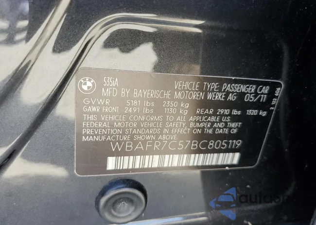 WBAFR7C57BC805119: 93207925