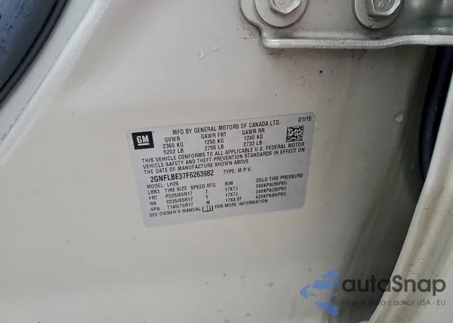 2GNFLBE37F6263982: 93674135