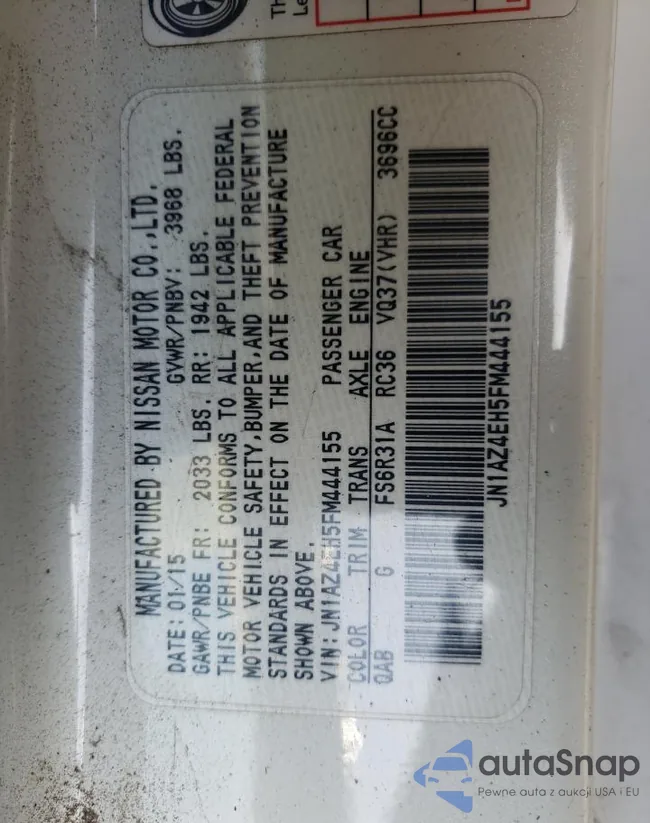 JN1AZ4EH5FM444155: 91144275