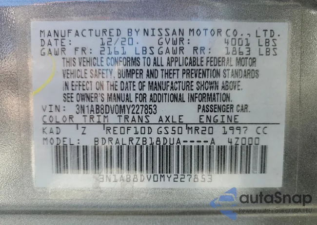 3N1AB8DV0MY227853: 90926235