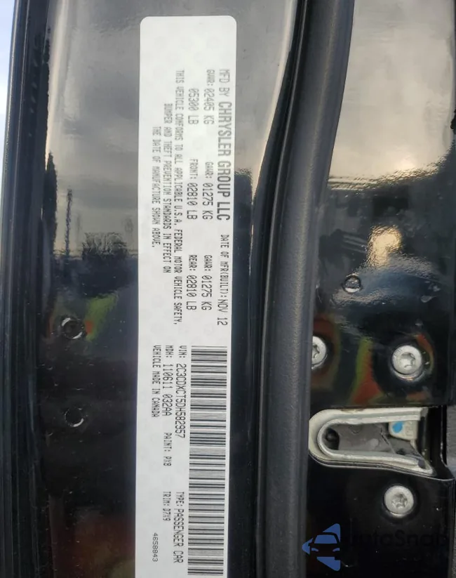 2C3CDXCT5DH582957: 91906865