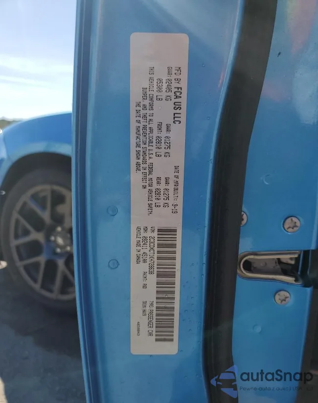 2C3CDXCT1KH728638: 90867915