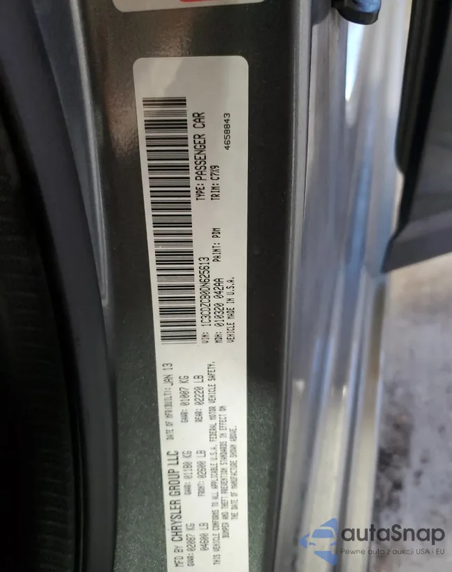 1C3CDZCB0DN625613: 93725145