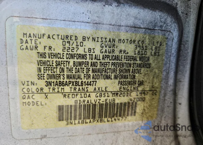 3N1AB6APXBL614477: 94653675