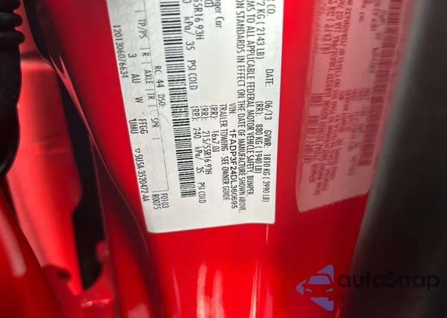 1FADP3F24DL360695: 92322255