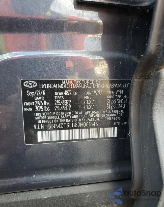 5NMZT3LB8JH081845: 93476485