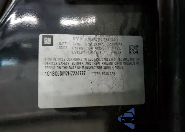 1G1BC5SM2H7234777: 91328815