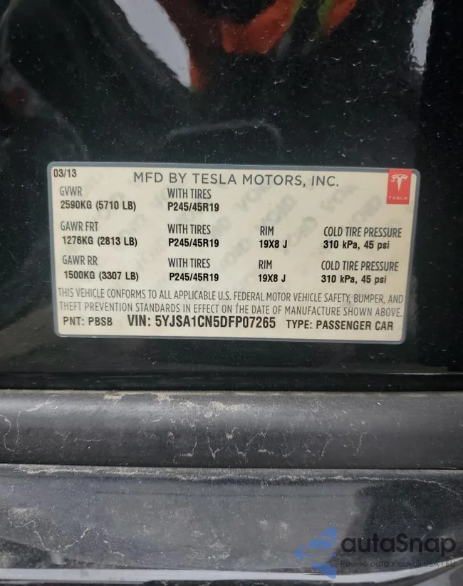 5YJSA1CN5DFP07265: 90638385