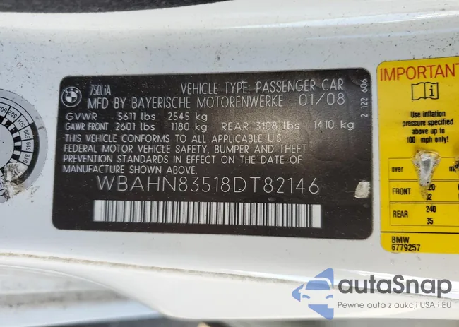 WBAHN83518DT82146: 91546965