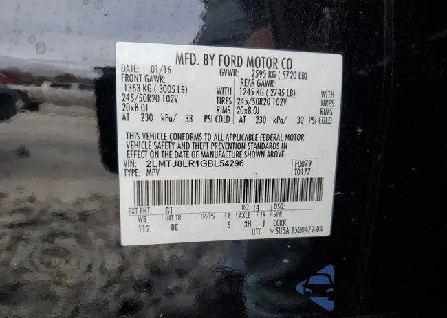 2LMTJ8LR1GBL54296: 92618235