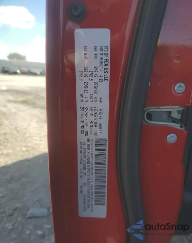 3C4PDCAB1KT757984: 92220215