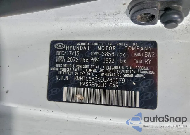 KMHTC6AEXGU286679: 93688805