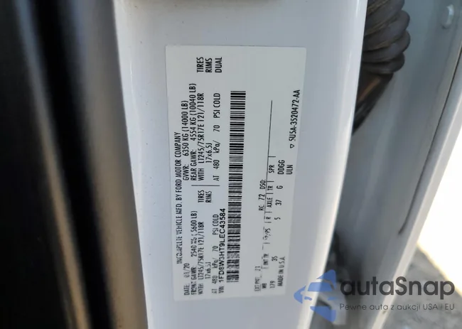 1FD8W3HT9LEC43584: 90972105