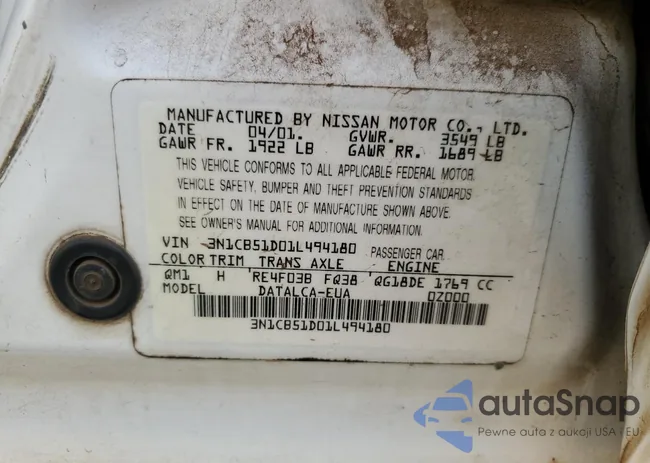 3N1CB51D01L494180: 82679075