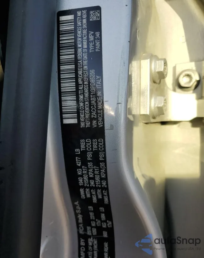 ZACCJABT1GPD85256: 91232445