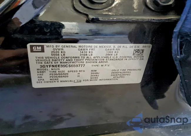 3GYFNEE39CS659777: 94455295