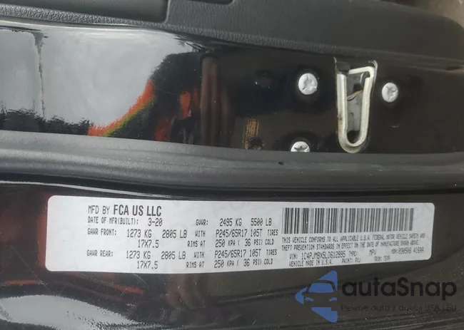 1C4PJMBX5LD612995: 90888805