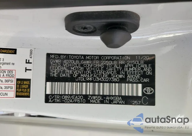 JTDL9MFU3M3027380: 92494265