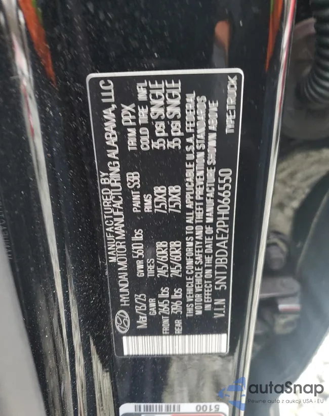 5NTJBDAE2PH066550: 92603185