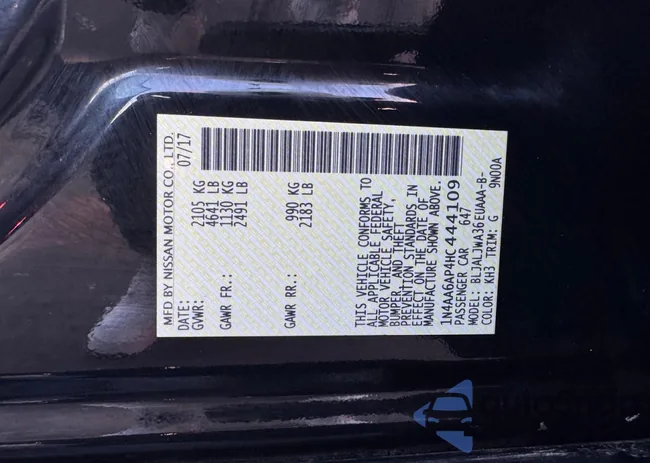 1N4AA6AP4HC444109: 91710495