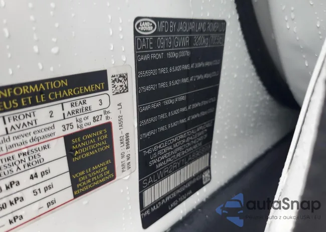 SALWR2RY1LA896899: 93664595