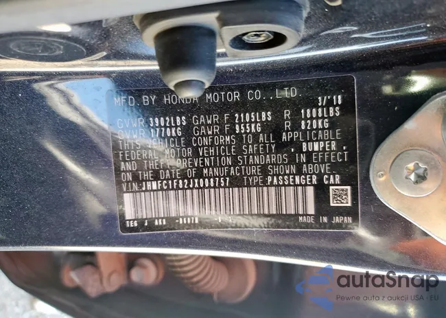 JHMFC1F82JX008757: 91305765