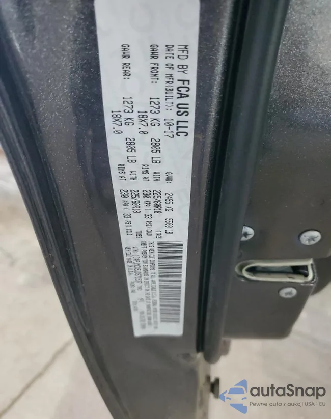 1C4PJMCX5JD571537: 92021535