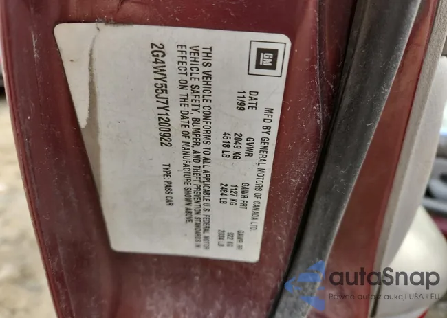 2G4WY55J7Y1200922: 90591685