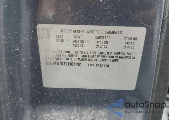 2G1WT57N191161192: 91629585