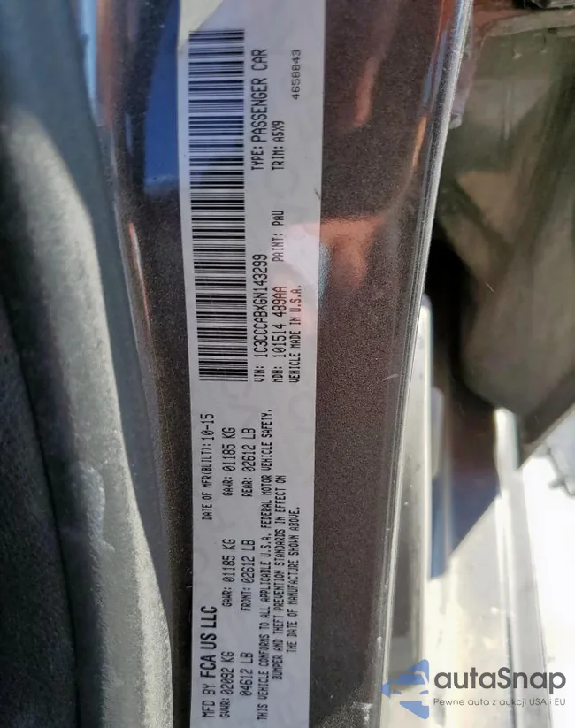 1C3CCCABXGN143299: 93098325