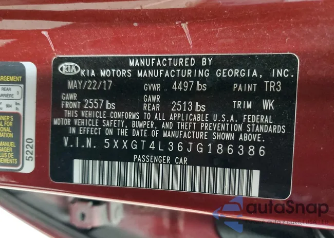 5XXGT4L36JG186386: 90462375