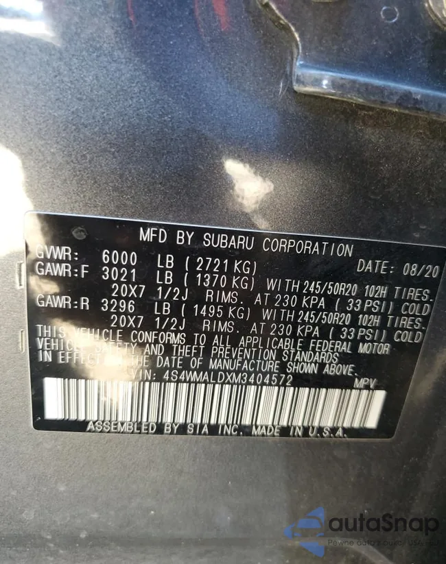 4S4WMALDXM3404572: 91051375