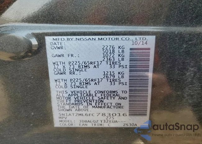 5N1AT2ML6FC783016: 94106285