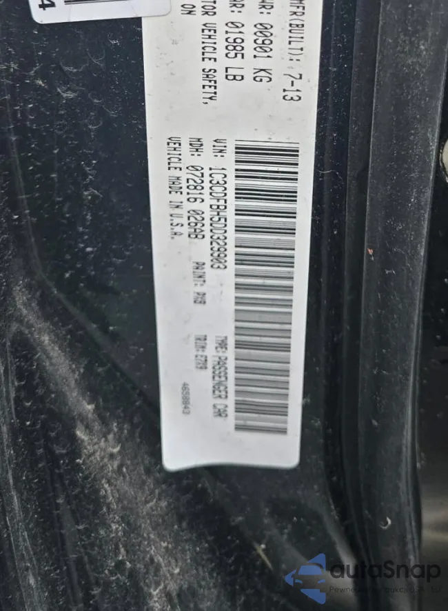 1C3CDFBH5DD329903: 90941845