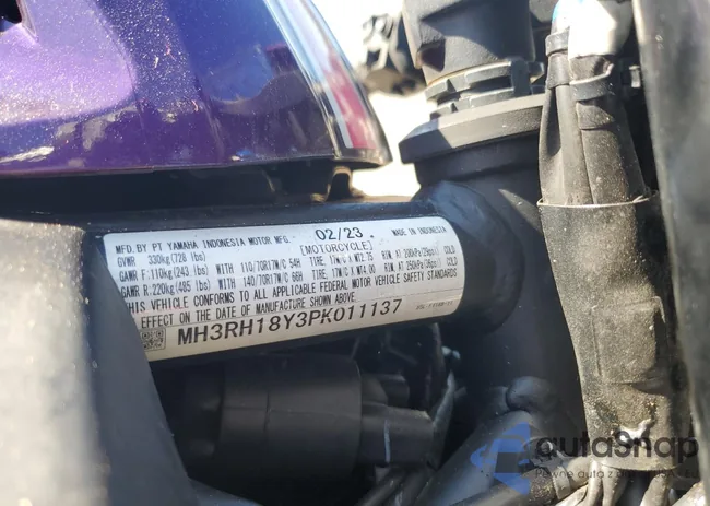 MH3RH18Y3PK011137: 91118485